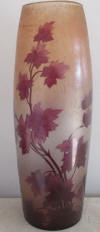 cameo glass acid etched vase Legras 17 H 39 cm!