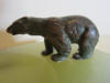 antique Vienna bronze polar bear on onyx pintray