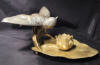 gilt bronze ink-well with silver plated bronze bird on top. Charles Cumberworth 1811 - 1852 