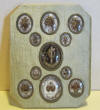 EXQUISITE PIECE WITH 11 SMALL PC OF MEMENTO MORI'S!! MUSEUM QUALITY PIECE !! INCREDIBLY DETAILED MINIATURE PIECES !!!