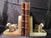 antique Vienna, Wiener cold painted bookends