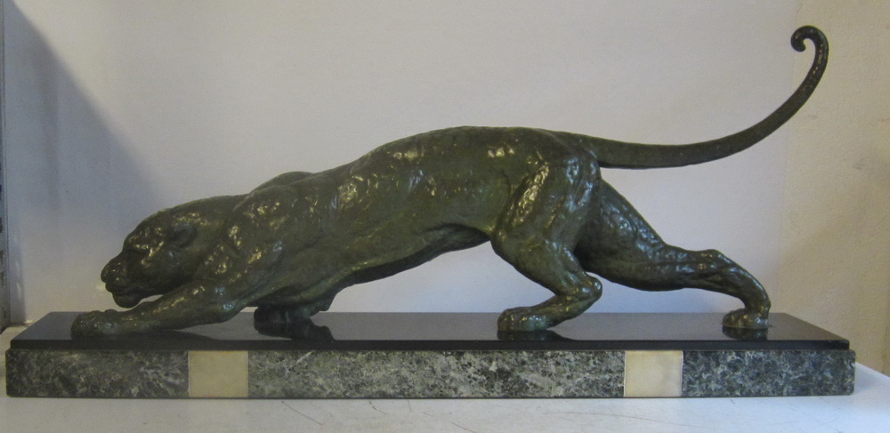 Antique art deco panther by Demeter H. Chiparus
