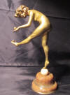 art deco bronze 'The Juggler' by CL. J.R. Colinet, Belgium