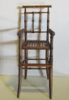 antique chair for dolls or bears!! Very elegant French faux bamboo late 1800's.