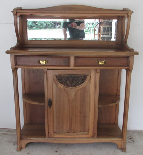 art nouveau cabinet by Edouard Diot, Fance; ca 1900