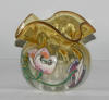 antique art nouveau glass Legras / Montjoy rose bowl