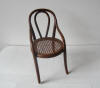antique bentwood chair for dolls or bears