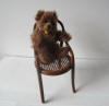 antique bentwood chair for dolls or bears