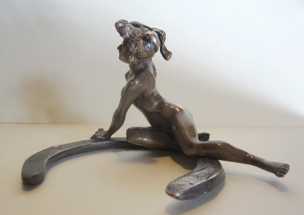 art nouveau bronze sculpture by Georges Rcipon