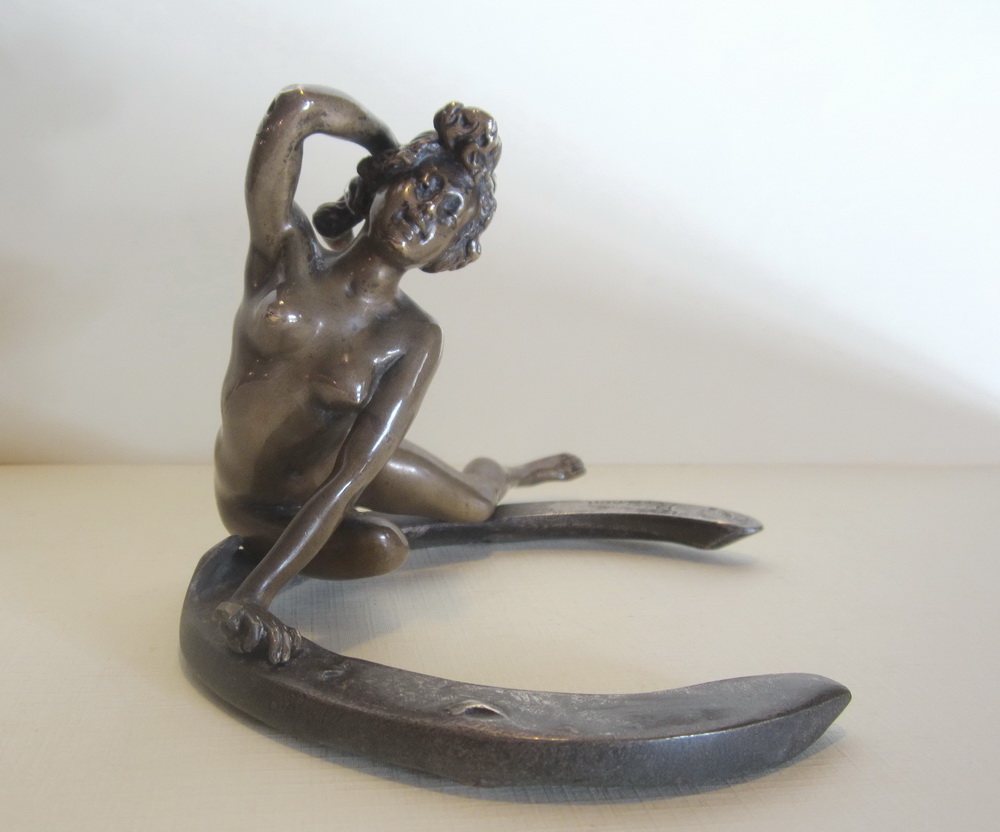 art nouveau bronze sculpture by Georges Rcipon