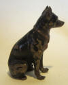 antique Vienna Wiener bronze dog