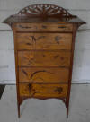 Small art nouveau cabinet