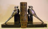 pair of art deco bookends