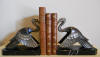 pair of art deco bookends