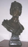art nouveau bronze by Courdray