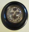 Mourning frame, Victorian memento mori, with hair work