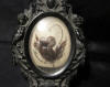 Mourning frame, Victorian memento mori, with hair work