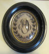 Mourning frame, Victorian memento mori, with hair work