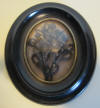 Mourning frame, Victorian memento mori, with superb hairwork