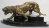 art deco bronze panther by Cartier