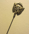 art nouveau hat pin